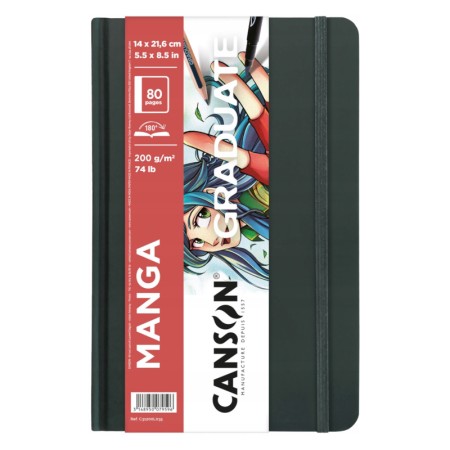 SZKICOWNIK CANSON GRADUATE MANGA A5 200G 40 ARK.