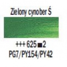 TALENS REMBRANDT 40ML 625 - CINNABAR GREEN MEDIUM - farba olejna