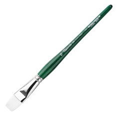 TINTORETTO PĘDZEL SYNTETYCZNY DO FARB AKRYLOWYCH I AKWARELOWYCH 208 PERLA FLAT NR 18