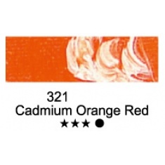 Tuba 50ml farby olejnej Marie's 321 CADMIUM ORANGE RED