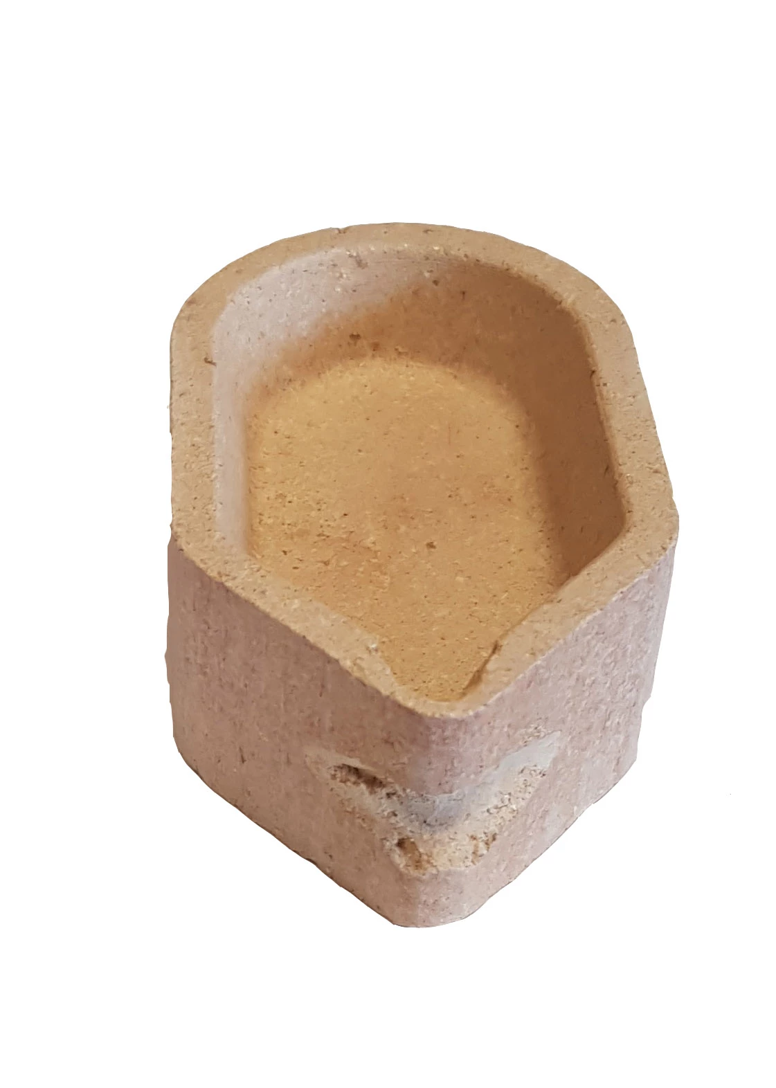 Tygiel złotniczy łódka 45x25 mm szamot