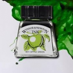 Winsor & Newton Tusz rysunkowy Apple Green 14ml- WODOODPORNY