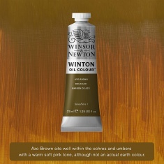 WINSOR & NEWTON WINTON 37ML -389 AZO BROWN - farba olejna