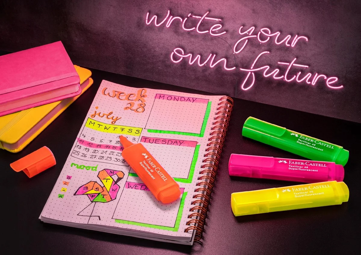 ZAKREŚLACZE FABER CASTELL 1546 SUPER NEON 4 SZT.
