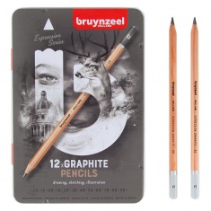 Zestaw 12 ołówków Bruynzeel Expression Graphite